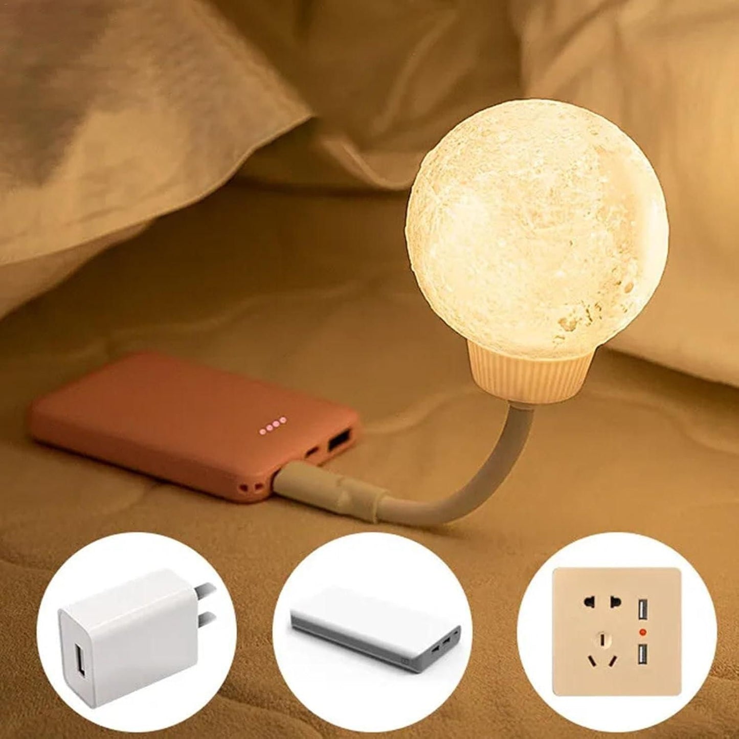 Moon LED Lights for Bedroom-Home-Office