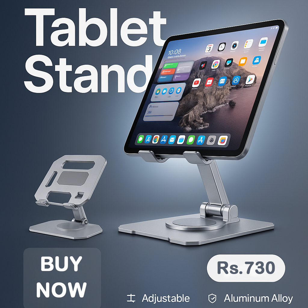 Rotating Base Tablet Stand