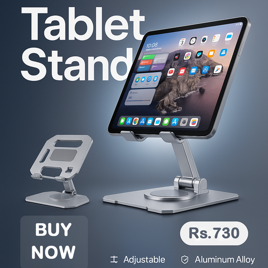 Rotating Base Tablet Stand